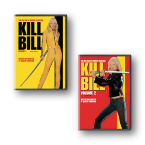 Kill Bill Volumes 1 & 2 DVDs Uma Thurman, Quentin Tarantino SEALED